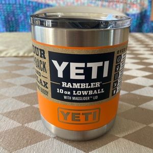 Yeti Lowball 10oz Rambler Limited Edition King Crab Orange!! Same-day shipping!!